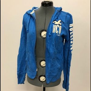 Hollister hoodie sweatshirt blue